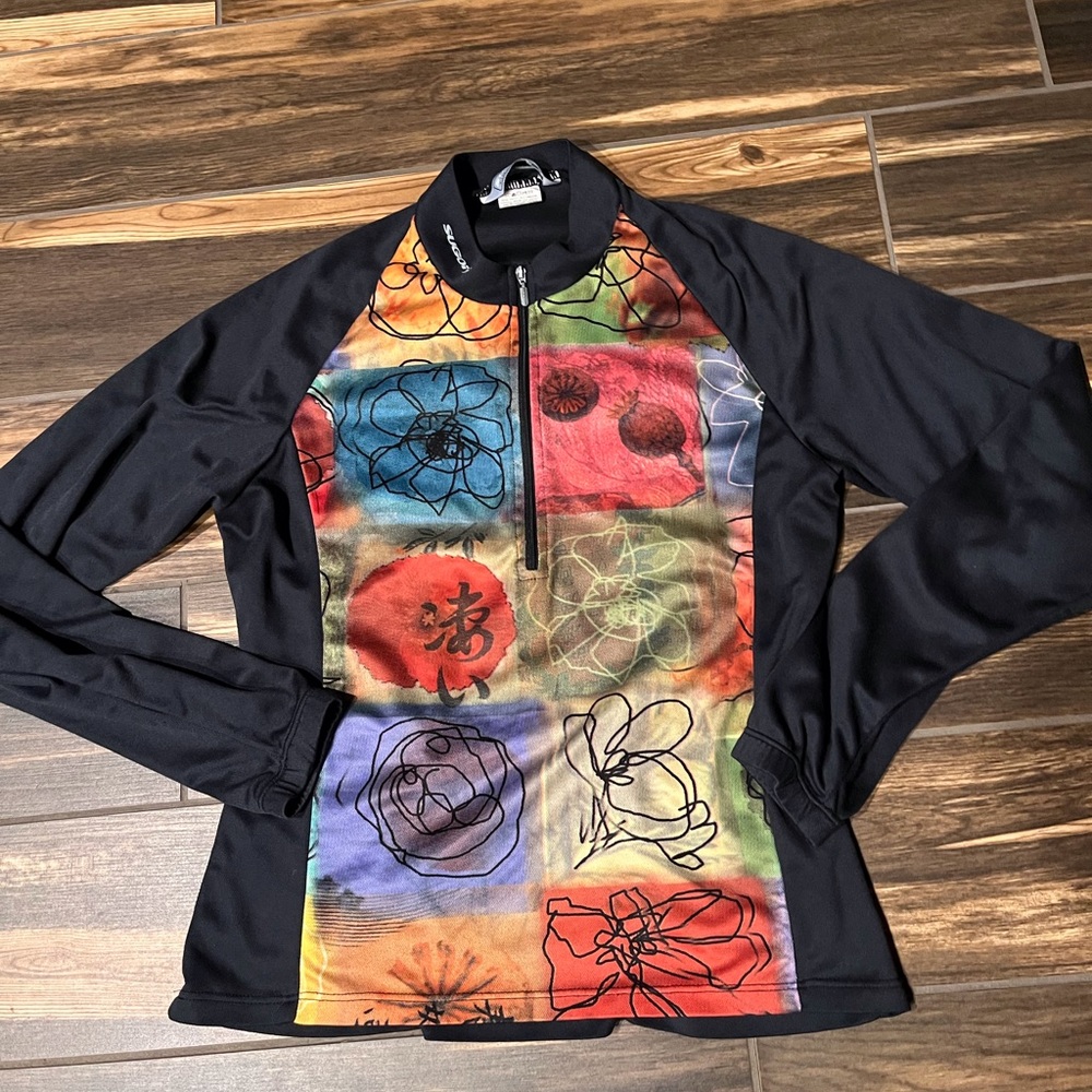 Sugoi women’s long sleeve cycling jersey size medium